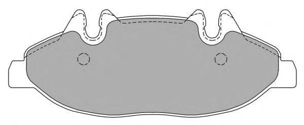 Передние тормозные колодки FBP1382 FREMAX