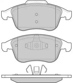 Колодки передние FBP1581 FREMAX