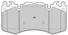 Колодки тормозные передние дисковые FBP1839 FREMAX