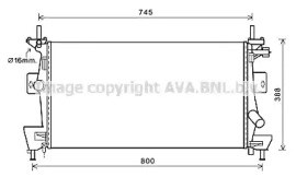 Радиатор охлаждения FD2475 AVA