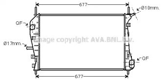 Радиатор основной FDA2376 AVA