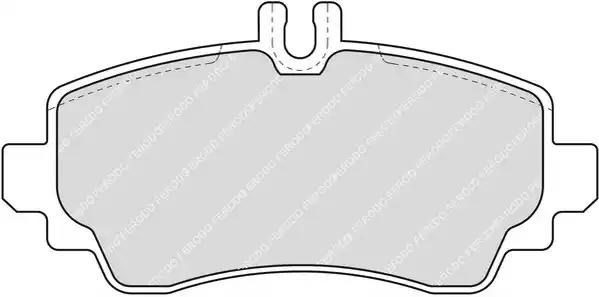 Колодки тормозные передние дисковые FDB1303 FERODO