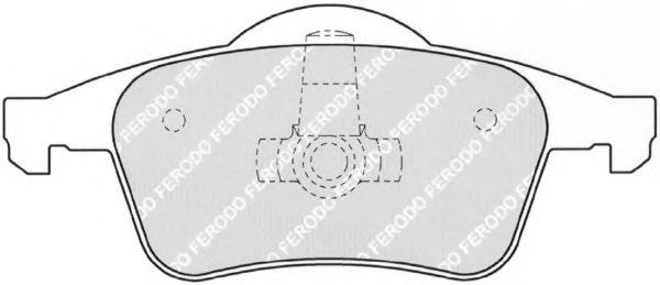 Колодки гальмові задні, дискові FDB1383 Ferodo