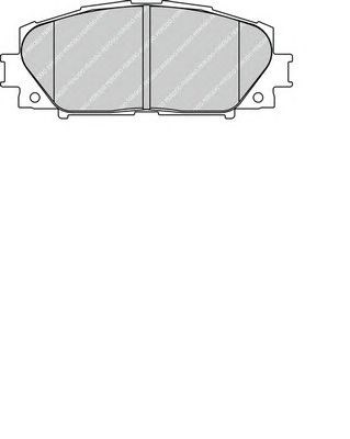 Комплект тормозных колодок FDB1829