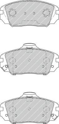 Колодки тормозные передние дисковые FDB4246 FERODO