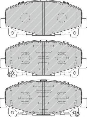 Комплект тормозных колодок FDB4270