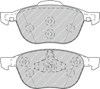 Колодки тормозные передние дисковые FDB4319 FERODO