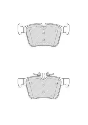Колодки гальмові задні, дискові FDB4487 Ferodo
