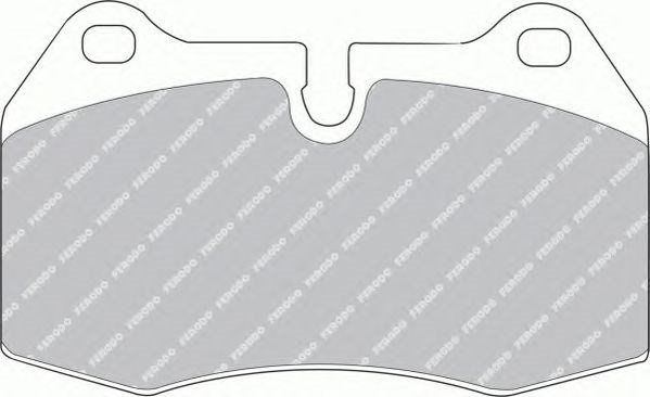 Колодки тормозные FDB998 FERODO