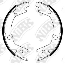 Колодки ручника FN11004 NIBK