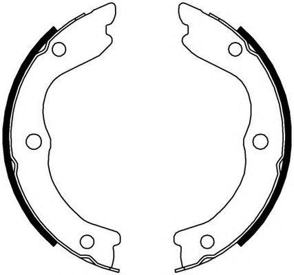 Колодки ручника/стоянкового гальма FSB4004 Ferodo