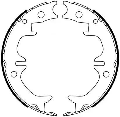 Колодки ручника FSB4069 FERODO