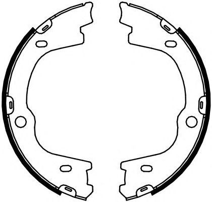 Тормозные колодки ручника FSB4087 FERODO