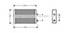 Радиатор отопителя салона FTA6220 AVA