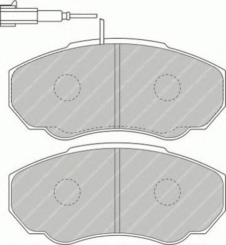 Тормозные колодки FVR1478 FERODO