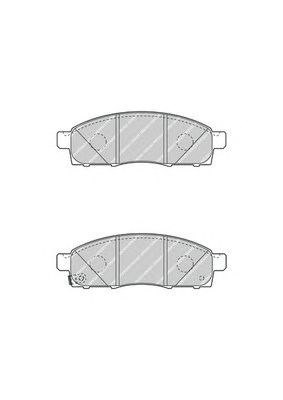 Передние тормозные колодки FVR4415 FERODO