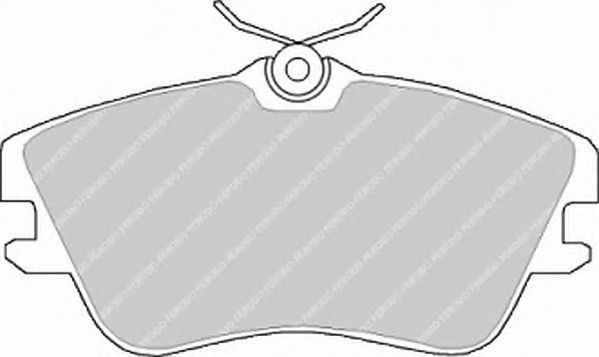 Передние тормозные колодки FVR970 FERODO