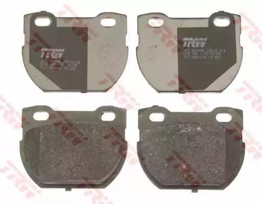 Задние колодки GDB1209 TRW