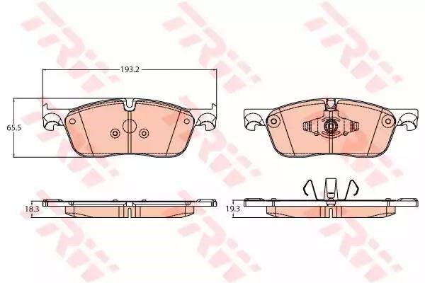 GDB2100 Колодки тормозные передние дисковые купить Житомир
