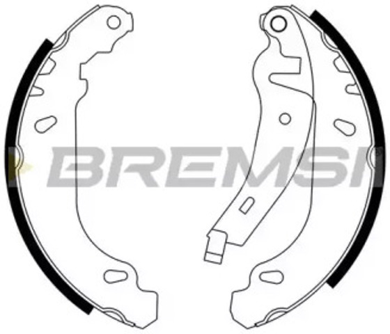 Барабанные колодки GF04152 BREMSI