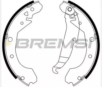 Задние барабанные тормозные колодки GF0631 BREMSI