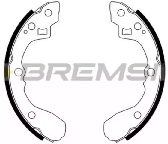Барабанные тормозные колодки GF0762 BREMSI