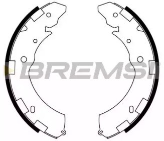Задние барабанные колодки GF0833 BREMSI