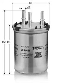 Фильтр-отстойник топлива грубой очистки GS11467 TECNECO