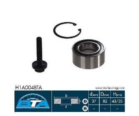 Подшипник ступицы передней и задней H1A004BTA BTA