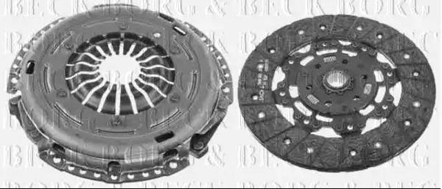 Комплект сцепления (диск, корзина, подшипник) HK2792 BORG&BECK