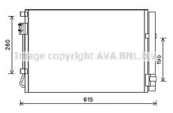 HY5269D AVA Радиатор кондиционера купить в Винница