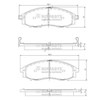 Колодки передние J3601088 NIPPARTS