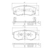 Колодки на тормоз задний дисковый J3610302 NIPPARTS