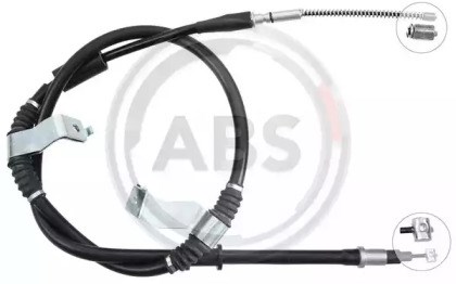 Трос стояночного тормоза задний левый K17008 ABS