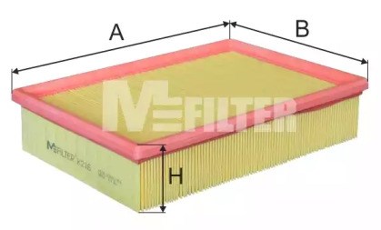 Воздушный фильтр двигателя K216 MFILTER