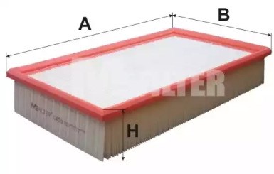 Элемент воздушного фильтра K490 MFILTER