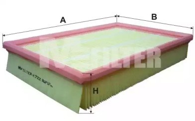 MFILTER K722 Фильтр воздушный в наличии Сумы