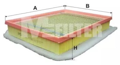 Элемент воздушного фильтра K788 MFILTER