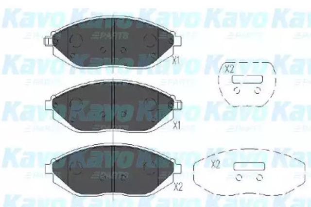 KBP1017 KAVO PARTS Колодки тормозные передние дисковые купить в Черновцы