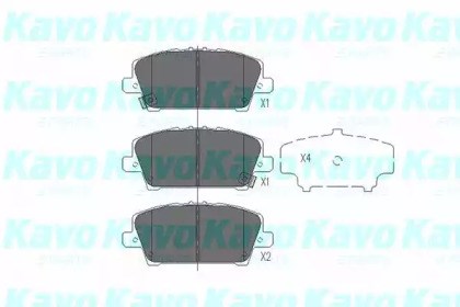 KBP2013 KAVO PARTS Передние тормозные колодки купить в Харьков