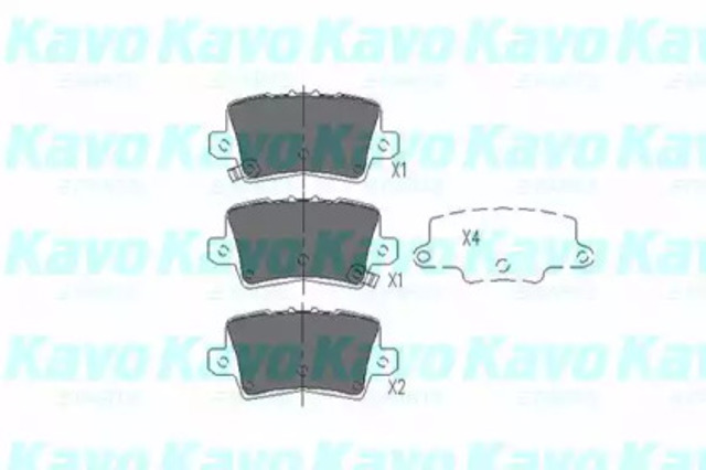 KBP2014 KAVO PARTS Задние тормозные колодки купить в Винница