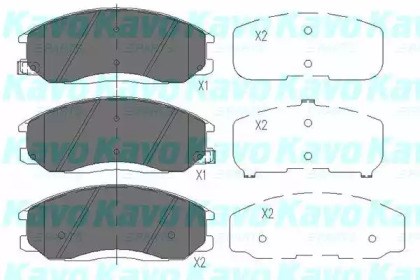 KBP3019 Передние тормозные колодки купить Полтава