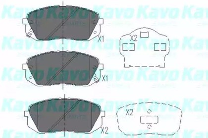 KBP4018 Колодки тормозные передние дисковые купить Кривой Рог