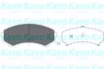 KBP4504 Передние тормозные колодки купить Житомир