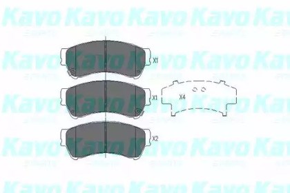 KBP4557 Передние тормозные колодки купить Павлоград