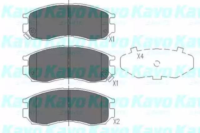 KBP5502 Передние тормозные колодки купить Тернополь