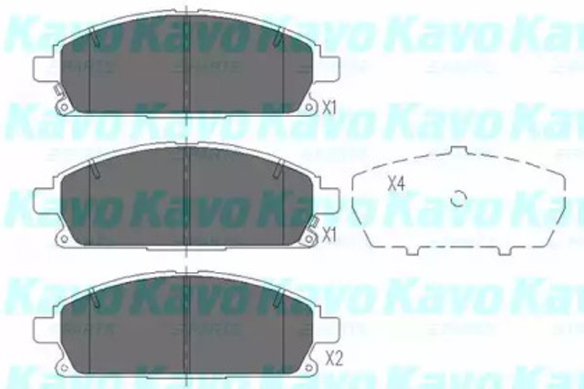 KBP6515 KAVO PARTS Передние тормозные колодки купить в Украина
