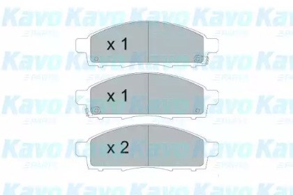 Колодки тормозные дисковые комплект KBP6599 KAVO PARTS