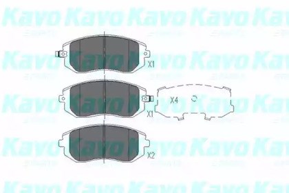 KBP8004 Колодки тормозные передние дисковые купить Чернигов