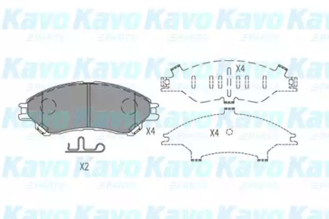 KBP8533 KAVO PARTS Передние тормозные колодки купить в Винница